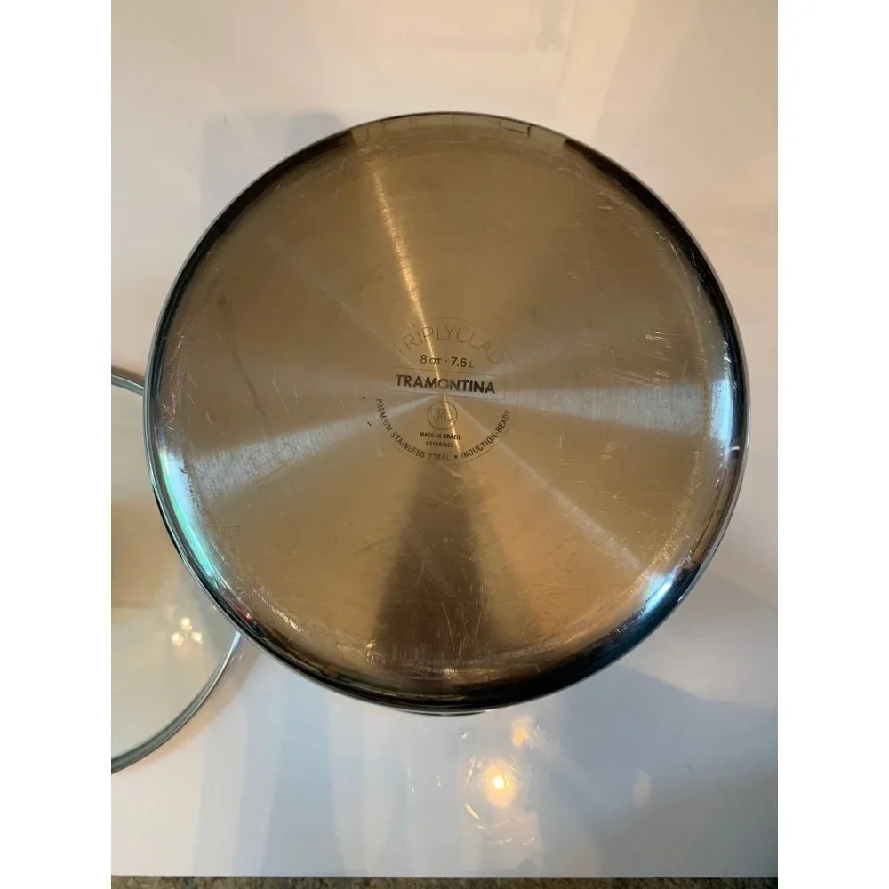 Tramontina Triplyclad 8Qt 7.6L Premium Stainless Steel 83116/023